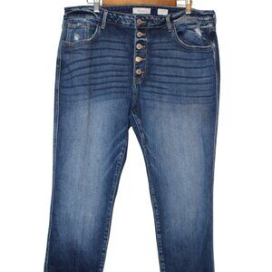 Kancan Signature High Rise Skinny Blue Jeans | 34